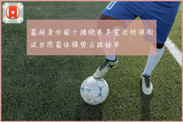 葡超身价前十揭晓弗罗霍尔特领衔波尔图葡体强势占据榜单